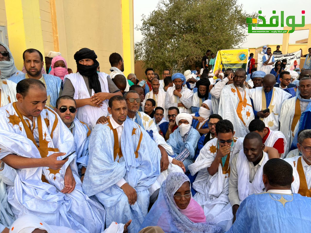 جانب من الجماهير الحاضرة