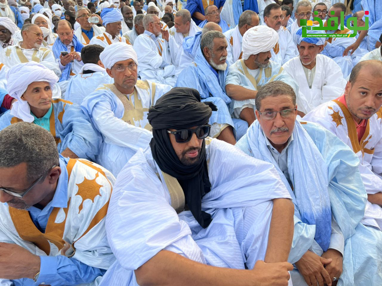 من اليمين يظهر القيادي بحلف الكرامة الزميل محمد عالي عبادي