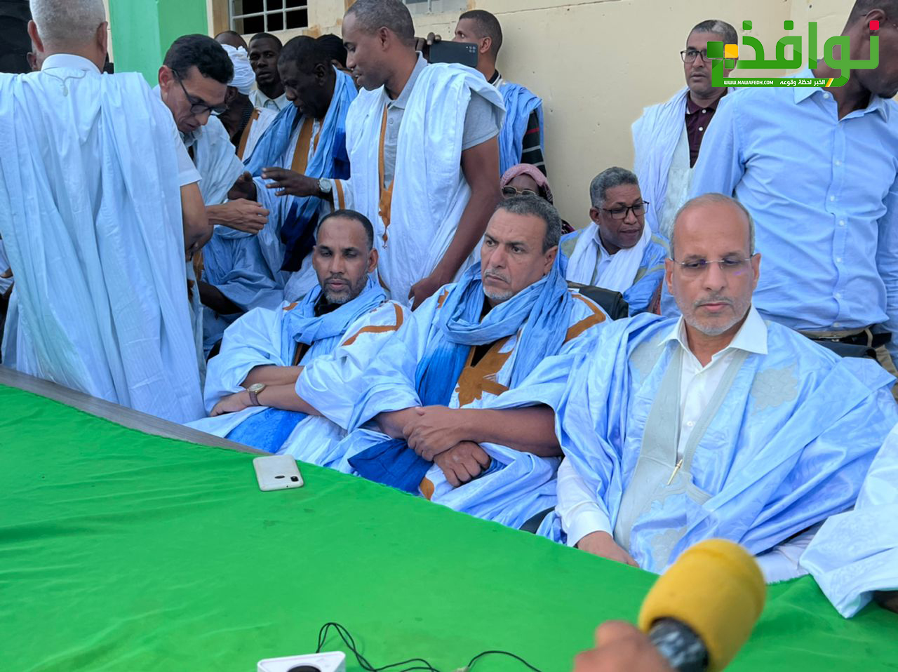 رئيس الحزب ومنسق بعثته بلبراكنه وممثل الشباب بها
