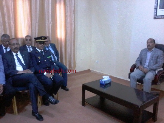 الرئيس في اجتماعه مع الأطر والفاعلين بالسبخة 