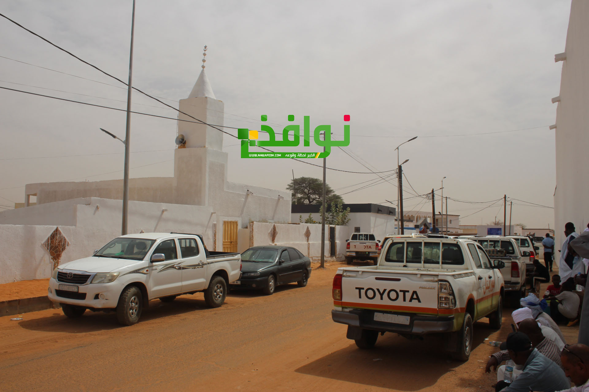 المسجد المجاور للولاية استفاد من حملة الطلاء