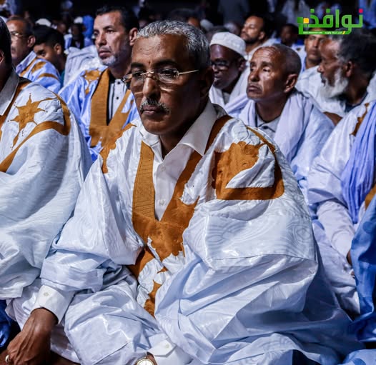 محمد ولد حمادي في اجتماع الرئيس بأطر مقاطعة لكصيبه