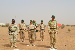 حفل تبادل قيادة كتيبة الموريتانية في القوة المشتركة لدول مجموعة دول الساحل الخمس G5