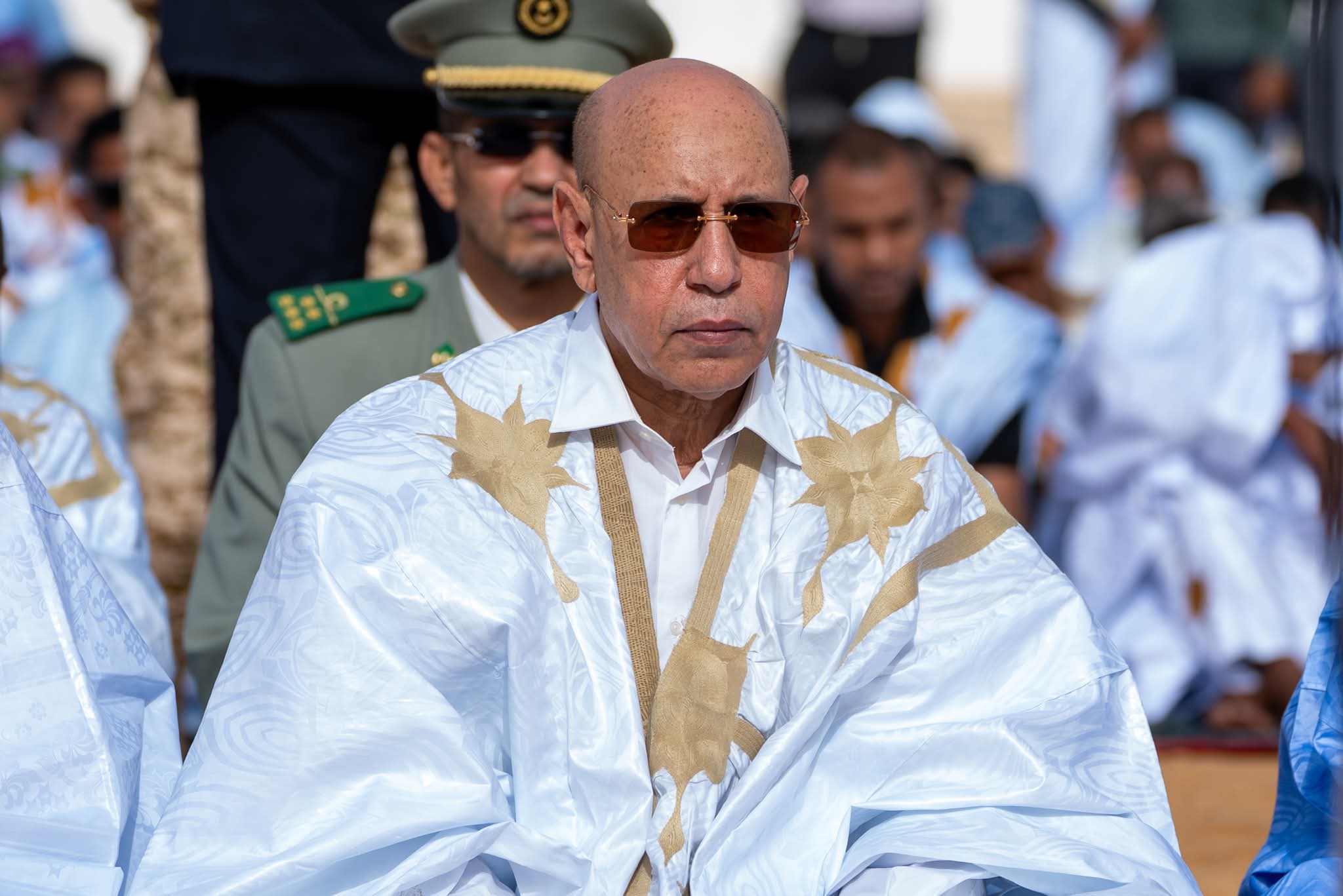 صور من وقائع تأدية رئيس الجمهورية صلاة عيد الأضحى المبارك بالجامع العتيق بنواكشوط