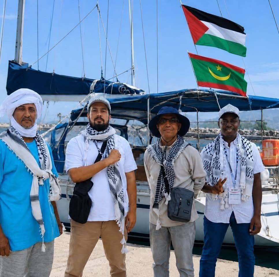 الإفراج عن نشطاء دوليين وموريتانيين شاركوا في أسطول الصمود نحو غزة