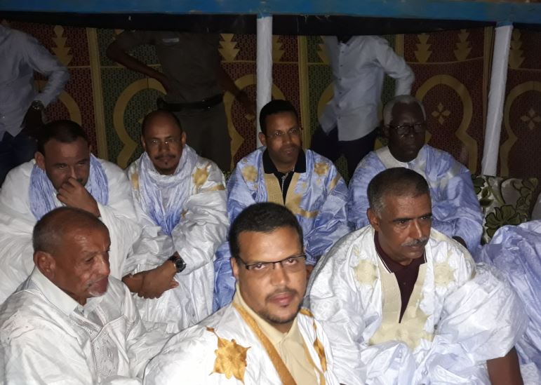 منسق الحملة في اجتماع سابق بمقاطعة النعمة 