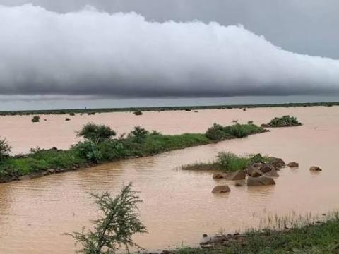 تساقطات مطرية في مناطق من الحوض الشرقي و كوركول